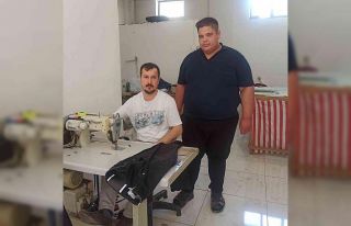 198 kilodaki Muhammet zayıflamak için terzide çalışmaya...