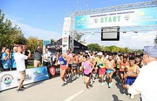 1. Saros Yarı Maratonu koşuldu