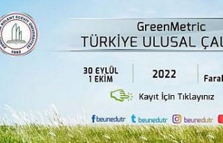 30 Eylül’de Greenmetric Türkiye Ulusal Çalıştayı...