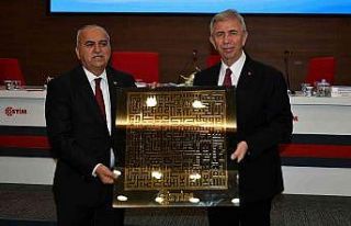 ABB Başkanı Mansur Yavaş Ostim sanayicileriyle...