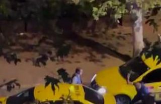 Adana’da sopalı dehşet kamerada