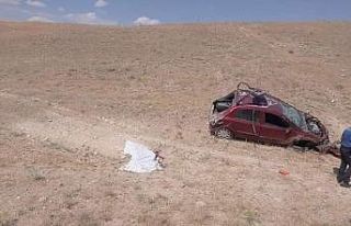 Ağrı’da otomobil takla attı: 1 ölü