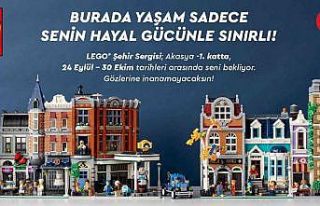 Akasya, ‘LEGO Şehir Sergisi’ne ev sahipliği...