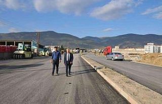 Akşehir’de yollar asfaltlanıyor