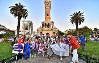 Alzheimer hastalığına dikkat çekmek için yürüdüler