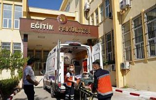 Ameliyatlı KPSS adayı sınava hasta nakil aracıyla...