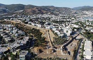 Antik Halikarnassos sur duvarları turizme kazandırıldı
