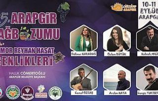 Arapgir hafta sonu şenlenecek