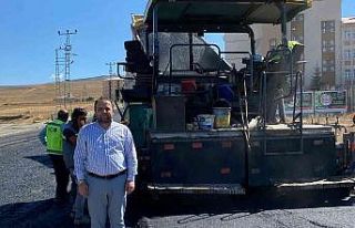 Ardahan’da hastane yolu nihayet asfaltlandı