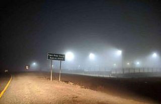 Ardahan’da yoğun sis ulaşımı aksattı