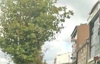 Arnavutköy’de köpeği motosikletine bağlayarak...