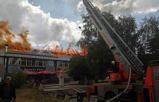 Atatürk Üniversitesi yemekhanesinde yangın
