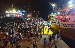 Av yasağı sona erdi, balıkçılar törenle açık...