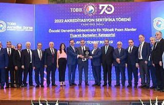 Aydın Ticaret Borsası en yüksek 2. puanı alan...