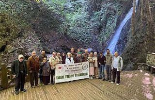Aydınpınar Şelalesinin misafiri oldular