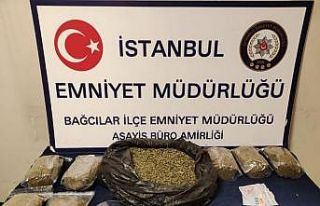 Bağcılar’da uyuşturucu operasyonu: 7 kilo bonzai...