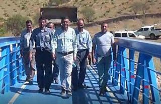 Baharda karların erimesi ile coşan Dipni Çayı...