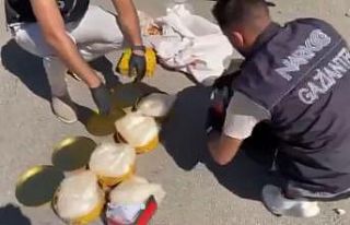 Bal paketlerine zulalanmış 5 kilo metamfetamin ele...