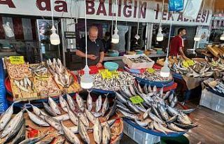 Bandırma’da balık tezgahlarında yoğunluk