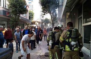 Bandırma’da iş yerinde çıkan yangın paniğe...