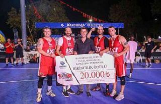 Bandırma’da sokak basketbolu heyecanı
