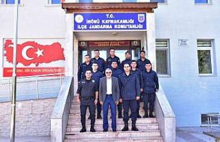 Başkan Bozkurt, Teğmen Hasan Dönmez’e görevinde...