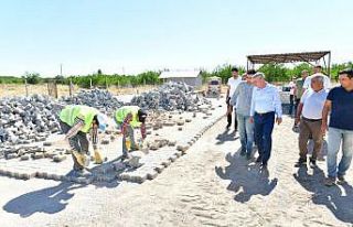 Başkan Çınar, çevre düzenleme çalışmalarını...