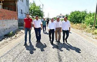 Başkan Çınar, yol yenileme hizmetlerini inceledi