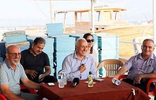 Başkan Gültak, Karaduvarlı balıkçıların sorunlarını...