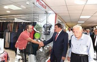 Başkan Gürkan, Kapalı Çarşı esnafıyla buluştu