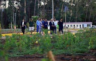 Başkan Gürün Tıbbi Bitkiler Koleksiyon Bahçesi’ni...