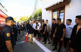 Başkan Gürün’den itfaiyeci adaylarına ziyaret