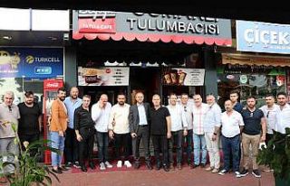 Başkan Keleş ve ekibine çarşı merkezinden tam...