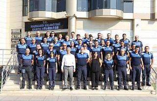 Başkan Oktay Zabıta Müdürlüğü personeli ile...