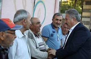 Başkan Palancıoğlu Gürpınar Mahalle sakinleri...