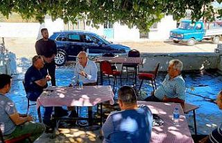 Başkan Tuncel, muhtar ve vatandaşlarla bir araya...