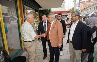 Başkan Vural, milletvekili Subaşı ile birlikte...
