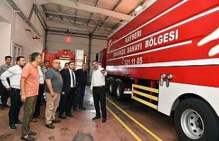 Başkan Yalçın: “Kayseri OSB İtfaiyesi 7/24 hazır”