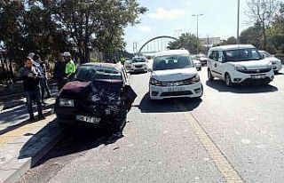 Başkentte zincirleme trafik kazası: 2 yaralı