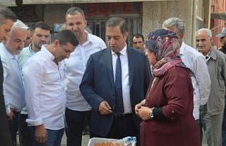 Baştürk, Şire Pazarı ve Toptancılar Sitesi esnaflarıyla...