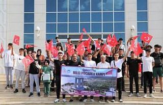 Battalgazili gençler milli mücadele kampına uğurlandı