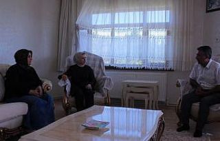 Bayan Kaymakamdan ilk ziyaret şehit ailesine