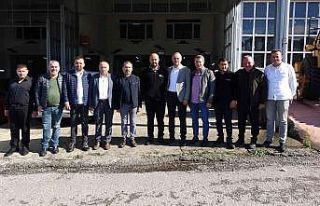 Belen Sanayi Sitesi esnafları Başkan Keleş ve ekibine...