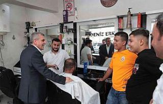 Beyazgül esnaf ve mahalle ziyaretlerini sürdürüyor