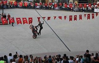 Biga’da motosiklet festivali düzenlendi