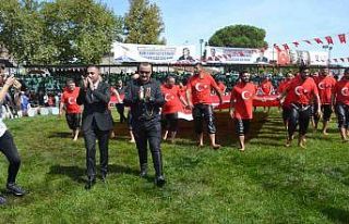 Bigalı Mehmet Çavuş güreşlerinde Başpehlivan...