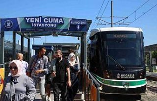 Bir günde 56 bin yolcu tramvaya bindi, tüm zamanların...