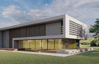 Bölgenin en modern kütüphanesi yükseliyor