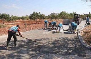 Bozova Belediyesinden kırsal mahallelerde üst yapı...