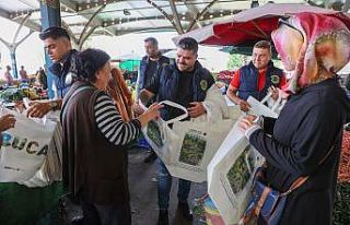 Buca pazarlarında çevre farkındalığı